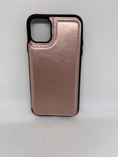Capa carteira slim fit compatível com iPhone 11 ouro rosa à prova de choque comprar usado  Enviando para Brazil