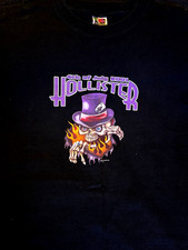 Camisa de rali vintage 2001 Hollister 4 de julho motocicleta GG preta manga curta comprar usado  Enviando para Brazil
