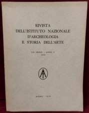 Rivista istituto archeologia usato  Roma