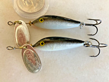 LOTE 2 Iscas de Pesca Isca Giratória Blue Fox Super Vibrax Folha de Prata MINNOW Tamanho 1 Muito Bom Estado comprar usado  Enviando para Brazil