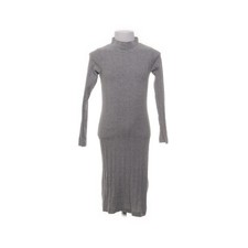 Name It, sukienka maxi, rozmiar: 122, szara, bawełna/elastan/wiskoza, jednokolorowa #Whp, używany na sprzedaż  PL