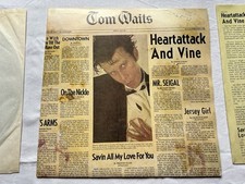 Tom waits heartattack for sale  HYDE