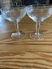 Vintage champagne glass for sale  SWINDON