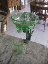 Green depression glass for sale  Shipping to Ireland