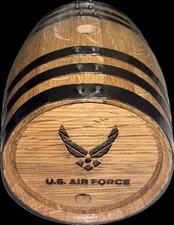 U.S. Air Force 1 litro barril de carvalho envelhecimento barril de carvalho dispensador de barra de uísque madeira M comprar usado  Enviando para Brazil
