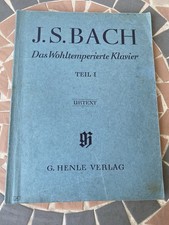 Bach wohltemperierte klavier gebraucht kaufen  Auenwald