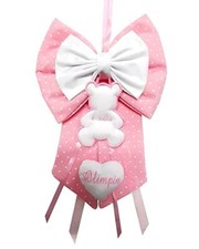 Fiocco nascita rosa usato  Qualiano