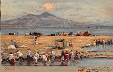 Cartolina napoli marinella usato  Milano