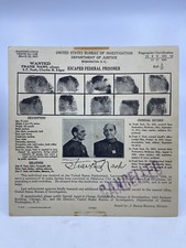Vintage fbi wanted for sale  Los Angeles