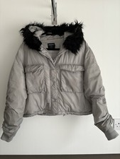 Boohoo silver puffer for sale  MAIDENHEAD
