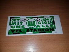 Vfl wolfsburg aufkleber gebraucht kaufen  Recklinghausen