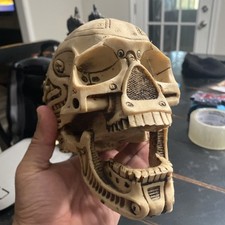 Escultura steampunk de caveira fundida em resina/plástico e diz México  comprar usado  Enviando para Brazil