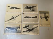 Aircraft recognition cards for sale  WHITSTABLE