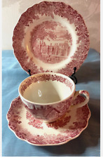 Pink cup saucer for sale  YORK