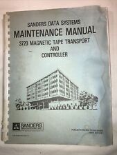 Manual de manutenção de transporte em fita Sanders Data Systems 3720 comprar usado  Enviando para Brazil