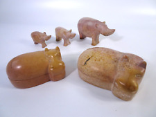 Hippo soapstone carved for sale  HOVE