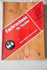 Fachrechnen tischler könig gebraucht kaufen  Eggenstein-Leopoldshafen