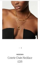 Missoma coterie chain for sale  HARLOW