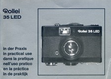 Rolleiflex 35led instruction for sale  SOLIHULL