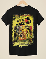 Usado, Camiseta preta unissex inspirada em pôster de filme The Time Machine (1960) comprar usado  Enviando para Brazil