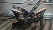 5.5 black patent for sale  GRAVESEND