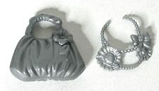 Barbie Muñeca Fashionistas Mi Escena Moda Fiebre Modelo Plata Collar y Monedero segunda mano  Embacar hacia Mexico