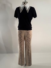 Nova calça feminina Basix II estampa píton e lantejoulas pernas largas tamanho 2 comprar usado Nova calça feminina Basix II estampa píton e lantejoulas pernas largas tamanho 2 comprar usado  Enviando para Brazil