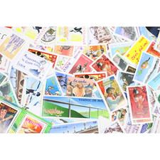 Lot 100 timbres d'occasion  Brignais