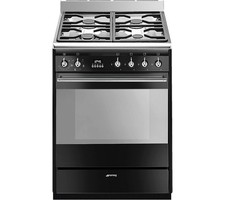 Smeg cooker black for sale  WIGSTON