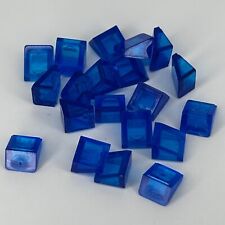 20 peças LEGO 54200 inclinação 30 graus 1x1x2/3 azul transescuro transparente comprar usado  Enviando para Brazil