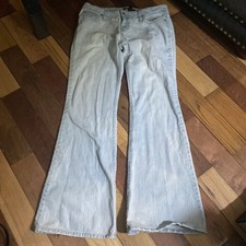 JEANS FEMININO KJ05434 AEROPOSTALE STRETCH FLARE tamanho 5/6L LOOK ROBUSTO! comprar usado  Enviando para Brazil