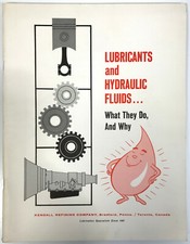 Lubricantes de aceite y fluidos hidráulicos Kendall... qué hacen y por qué folleto de colección segunda mano  Embacar hacia Mexico