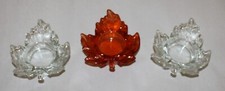 Glass leaf shape for sale  Attleboro