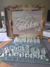 Schachspiel glas 25 gebraucht kaufen  Pinneberg