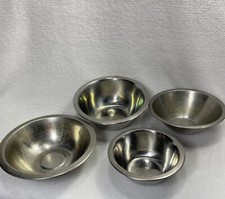 Usado, Tigela pequena de aço inoxidável para lanche de comida de cozinha 4 peças comprar usado  Enviando para Brazil