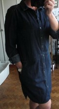 Robe chemisier jean d'occasion  Rouxmesnil-Bouteilles