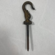 Cabide antigo de ferro fundido serpente marinha granizo peixe abajur planta vitoriana década de 1880 comprar usado  Enviando para Brazil