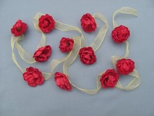 Pinkfarbene stoffrosen einem gebraucht kaufen  Deutschland