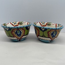 Conjunto de 2 tigelas de sopa de cereais Bocca Espana 6" diâmetro cerâmica comprar usado  Enviando para Brazil