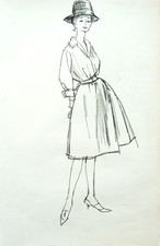 Lot dessins mode d'occasion  Paris IX