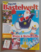 Bastelheft bastelwelt winter gebraucht kaufen  Mittelstenahe