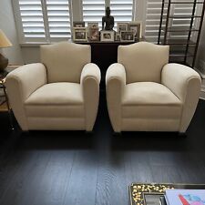 Pair 1930s armchairs for sale  LONDON
