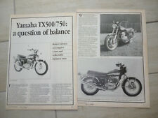 yamaha tx 750 for sale  CARDIGAN