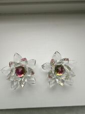 Pair glass lotus for sale  WATERLOOVILLE