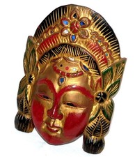 Ancien masque bois d'occasion  Liesse-Notre-Dame