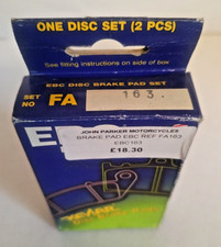 Ebc fa163 brake for sale  SOUTHEND-ON-SEA