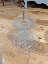 3 tier glass cake stand for sale 3 tier glass cake stand for sale BIRMINGHAM