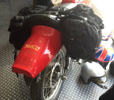 1 PAR DE CESTOS DE MOTOCICLETA PRETOS USADOS GRAU 1 LONA RESISTENTE [54014] comprar usado  Enviando para Brazil