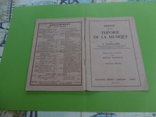Abrégé théorie musique d'occasion  Villeneuve-les-Beziers