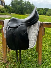 Schwarzer dressursattel röös gebraucht kaufen  Muggensturm